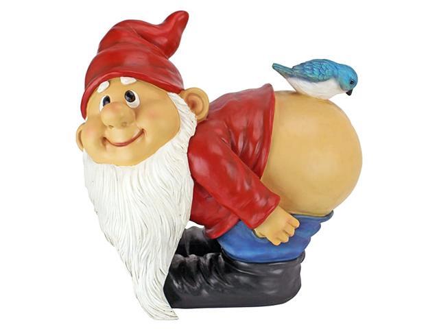 Loonie Moonie Bare Buttocks Garden Gnome Statue Large 12 Inch Polyresin Full Color
