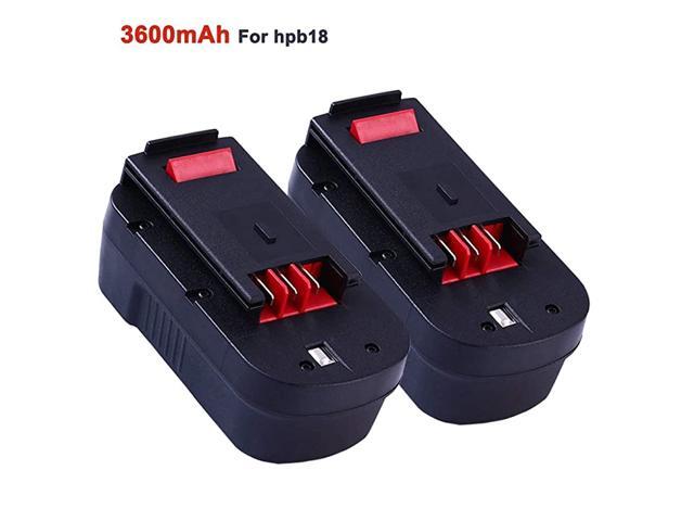 Pack HPB18 Battery for Black and Decker36Ah 18V Replacement Battery for Black and Decker Cordless Power Tools HPB18OPE HPB18OPE4476000 Firestorm
