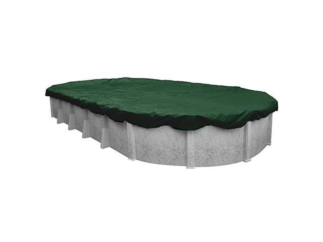 3212184PM HeavyDuty Winter Oval AboveGround Cover 12 x 18ft Grass Green