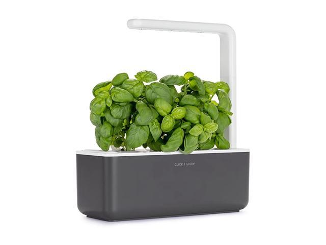 Smart Garden 3 Indoor Herb Garden Includes Basil Plant Pods Grey