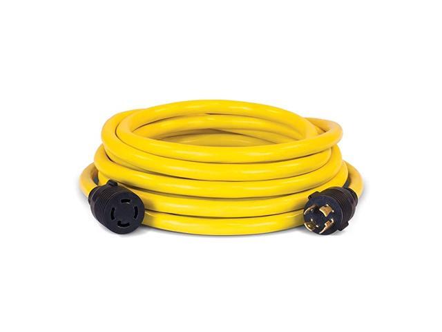 25Foot 30Amp 250Volt Generator Power Cord for Manual Transfer Switch L1430P to L1430R