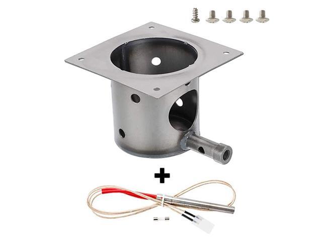 Fire Pot Burn Pot and Hot Rod Ignitor Kit Replacement Parts for Traeger and Pit boss Pellet Grill