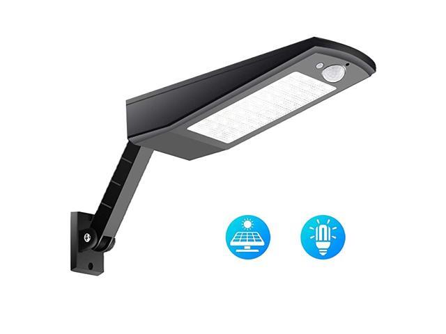 48 LED Solar Light 900LM Wireless Waterproof Auto Motion Sensor Wall Light Outdoor 4 Modes Emergency Light with Adjustable Pole Solar Power Light