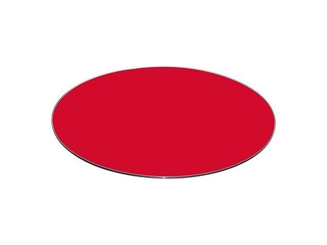 Round Glass Table Top 22quot Red