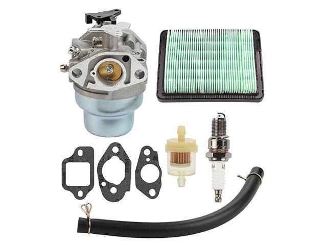 Carburetor with Gasket Spark Plug Fuel Air Filter kit for Honda GCV160 GCV160A GCV160LA HRB216 HRS216 HRR216 HRT216 HRZ216 Carb Lawn Mower