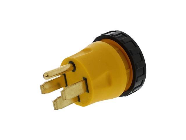 50A to 30A RV Power Cord Male to Female 4Prong 125V AC Camper Generator Cable Adapter Electrical Converter Plug