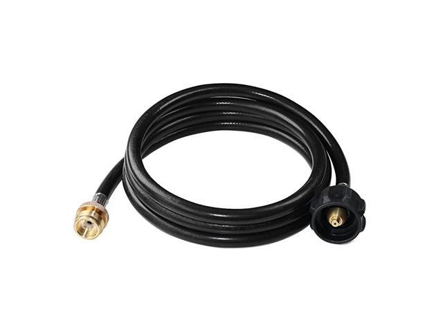7 Feet Propane Adapter Hose 1 lb to 20 lb Converter Replacement for QCC1Type1 Tank Connects 1 LB Bulk Portable Appliance to 20 lb Propane Tank