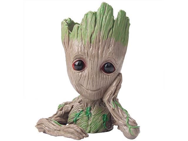 Treeman Baby Groot Succulent Planter Cute Green Plants Flower PotGroot Pen Holder with Hole Best Gift for Kids FriendsParents or Lovers