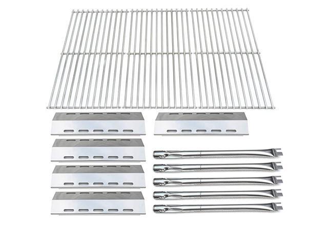 Store Parts Kit DG210 Replacement for Ducane 304000423040004330558501 Gas Grill BurnersHeat PlatesCooking Grid SS Burner + SS Heat Plate + Solid