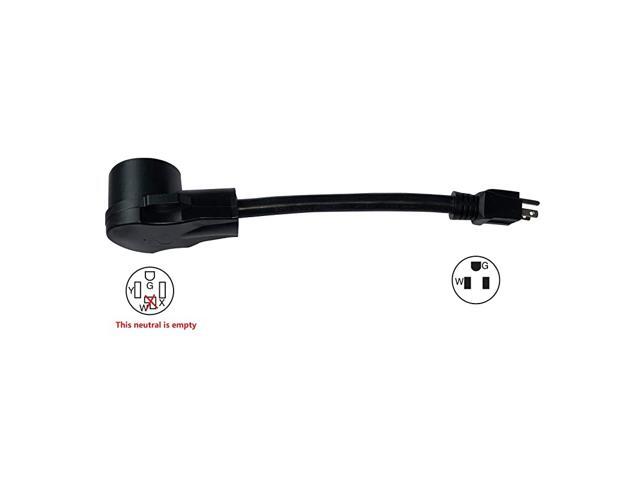 NEMA 515P to 1430R 120V 15 Amp EV Charger Compatible Tesla Power Cord Adapter Adaptor Connector Connecter