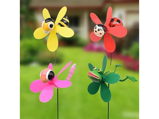 tle Garden Wind Spinners Pinwheels Whirlygigs Dragonfly Stakes Decorations Outdoor Lawn Decorative Yard Decor Patio Accessories Windmills Ornaments