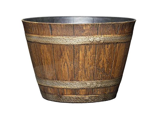 74 Whiskey Barrel 9quot Distressed Oak
