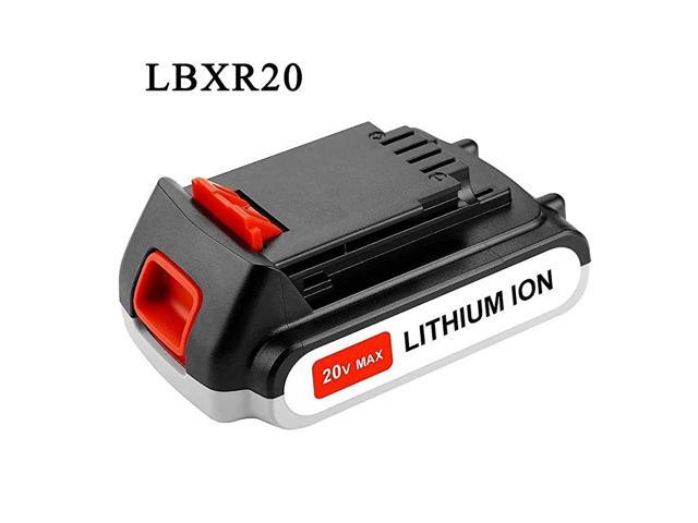 for Black and Decker 20V Lithium Battery LB20 LBX20 LST220 20OPE LB2X4020 LB2X4020OPE OPE 20Volt Max Cordless Tool Battery 1Pack