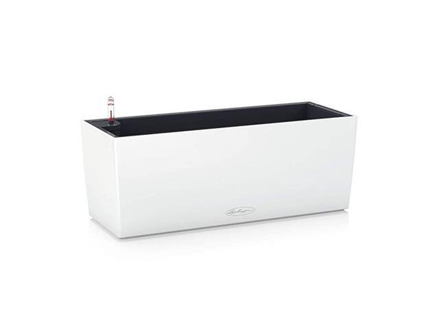 15670 Balconera Color 50 SelfWatering Garden Planter for Indoor and Outdoor Use White Matte