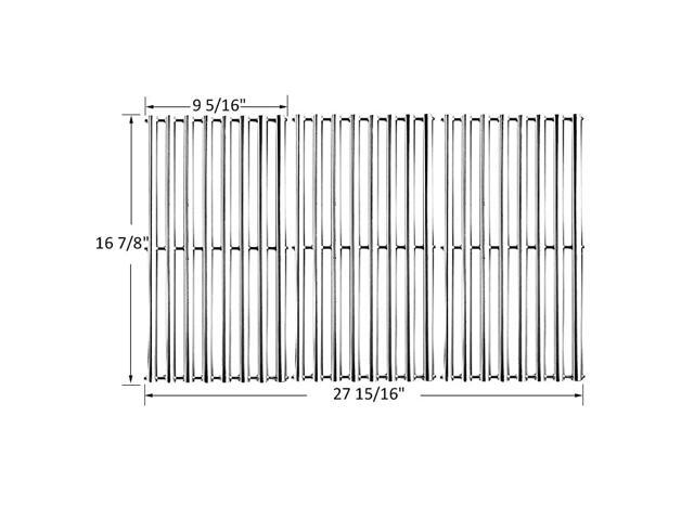 Steel Cooking Grid Grates Replacement for Charbroil 463433016 463461615 463436215 463420508 Kenmore 463420507 Master Chef 8531002 8531010 G43205