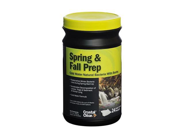 Spring amp Fall Prep Cold Water Natural Bacteria with Barley 24 Packets Treats Up to 24000 Gallons