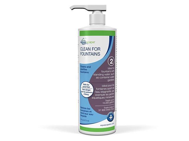 CLEAN Water Treatment for Fountains Waterfalls Container Water Gardens and Other Features with Standing Water Promotes Clean and Clear Water