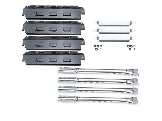store Parts Kit DG156 Replacement for Charbroil 463420507463420509463460708463460710 Gas Grill Burners Carryover TubesHeat Plates SS Burner+SS