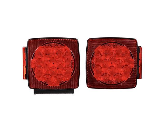 12V LED Submersible Left and Right Trailer Lights Stop Tail Turn Signal Lights for Under 80 Inch Boat Trailer Truck RV MarineReplacement for Your