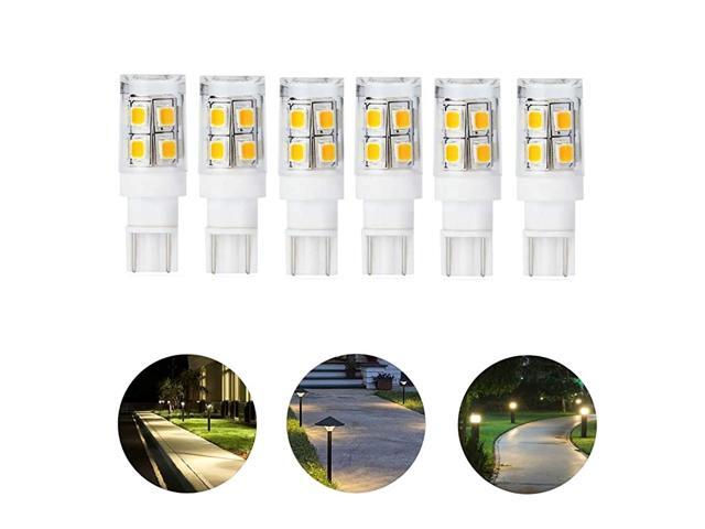 24V Low Voltage Landscape Replacement led Light Bulb T5 T10 Wedge Base 25W Equivalent 240lm 15 W for Garden Path Light Deck Light Walkway Lawn
