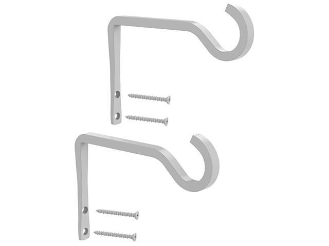 6 inch Decorative Iron Metal Wall Hook Plant Hanger Bracket Shepherds Hook Lantern Wall Hanger for Hanging Plants Outdoor Bird feeders Rustic Home