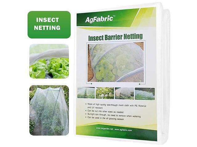Standard Insect Screen amp Garden Netting Against Bugs Birds amp Squirrels Mesh Netting White 10x10