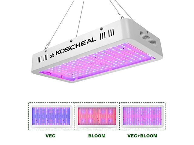 2000W LED Grow Light Full Spectrum Plant Grow Light with Veg and Bloom Switch for Hydroponic Indoor Plants LED Grow Lamp with Daisy Chain