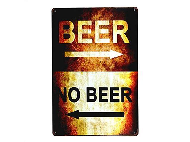 Beer or no Beer tin Sign Iron Painting Art Poster Garage Shop Cafe bar Home Wall Decor WYB0093