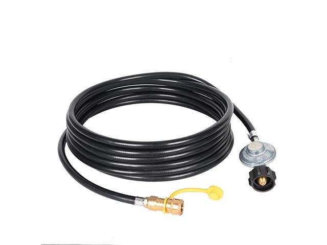 24ft Propane Hose with Regulator 38 Quick Connect Disconnect Replacement for Mr Heater Big Buddy IndoorOutdoor Heater Type 1 Connection x Quick