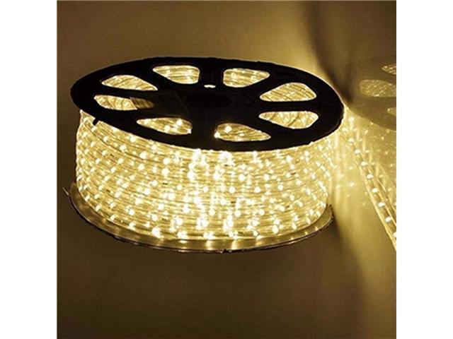 LED Rope Lights 120V Waterproof Connectable Led Strip Lights for Indoor Outdoor Rope Lights Waterproof Decorative Lighting Backyards Garden and