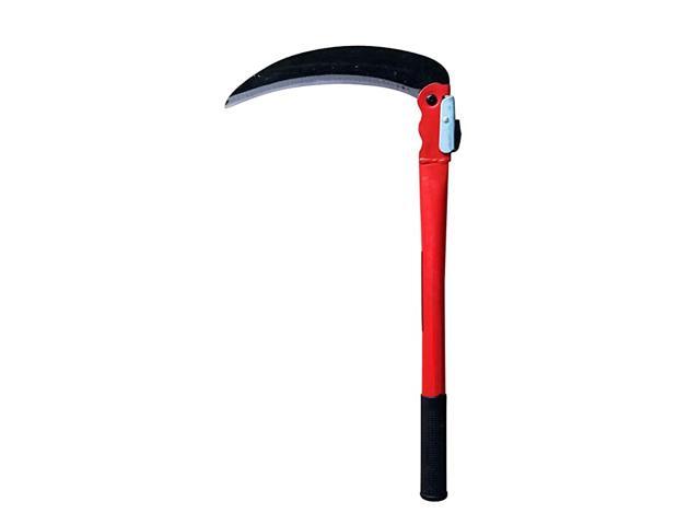 Folding Steel Hand Sickle Gardening Farming Weed Remover Scythe Blade Cutter Grafting Knife Brush Cutter Hand Saws for Cutting Wood Round Handle