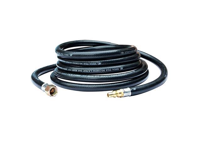 12 Feet RV Connection Hose 38 Female Flare x 14 Full Flow QuickConnect Male Plug