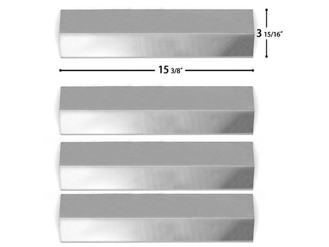 15 38 Grill Heat Plate Replacement for Brinkmann 8103660S 8102511S Stainless Steel Heat Shield Tent for Backyard Grill Aussie Charmglow Uniflame