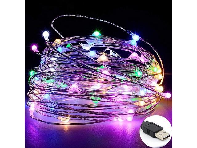 USB Starry Lights 328ft LED String Light 100 LEDs Fairy Light for Wedding Party Festival Home Decorations Bedroom Patio