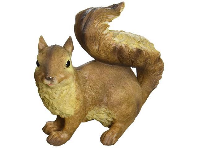 QM188732 Scamper the Woodland Squirrel Outdoor Garden Statue 7 Inch Polyresinfull color