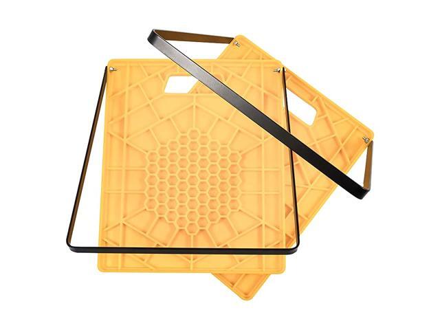 Large RV Stabilizing Jack Pad with Handle Helps Prevent Jacks from Sinking 14 Inch x 12 Inch Pad 2 Pack