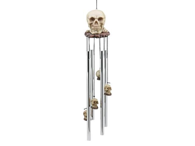 Halloween Freaky Oversized Skull Wind Chime Home And Patio Decor Skeleton Craniums Skull Heads Wind Chime
