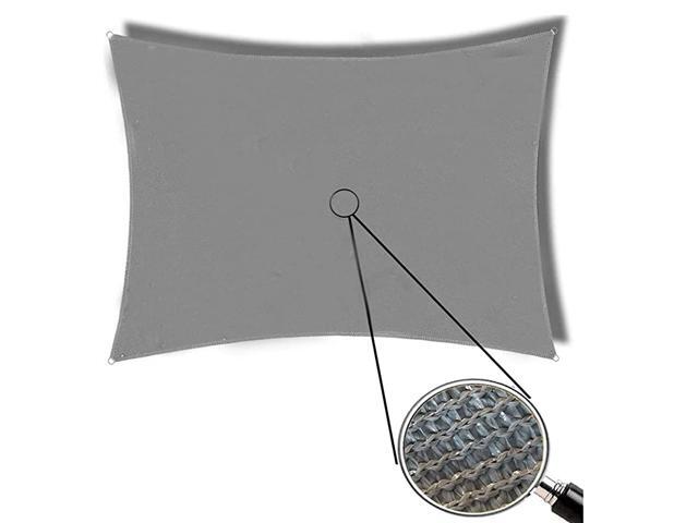 Sun Shade Sail Rectangle 6 x 10 UV Block Shade Cloth Permeable Canopy Pergolas Top Cover Water amp Air Permeable Awning for Outdoor Patio Garden