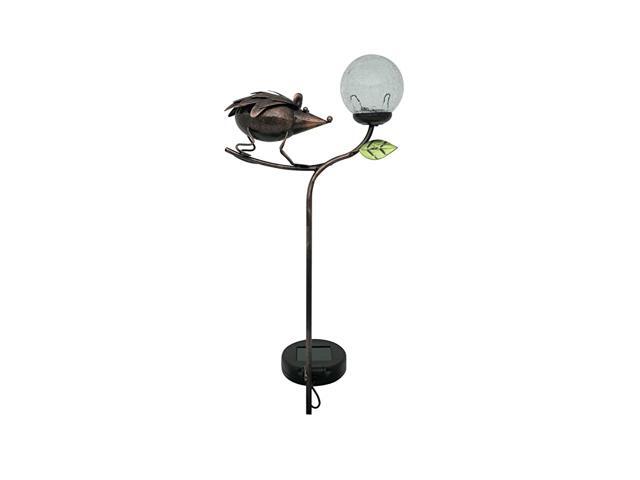 96349 Crackle Hedgehog Stake Light Bronze