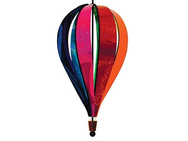 Jumbo Rainbow Glitter 8Panel Hot Air Balloon