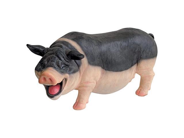 Laughing Pig Statue full color