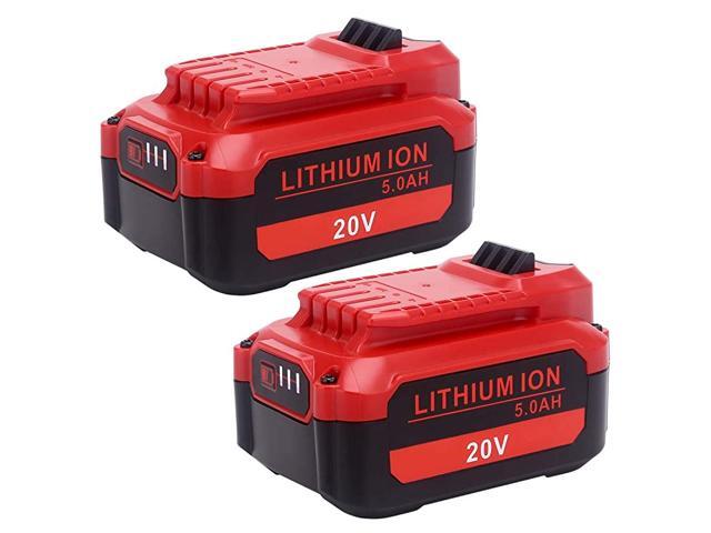 2 Pack 50Ah 20V Battery CMCB205 Replacement for Craftsman V20 Lithium Ion Battery CMCB2042 CMCB202 CMCB201 Craftsman V20 20V Max Cordless Power