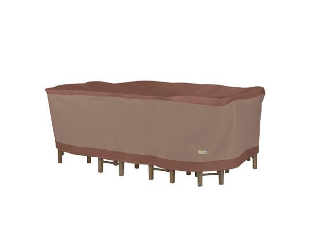 Ultimate WaterResistant 96 Inch RectangularOval Patio Table with Chairs Cover
