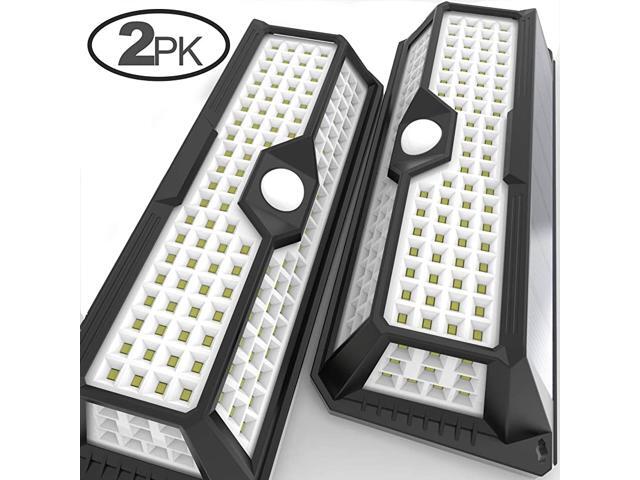 Solar Lights Motion Sensor Solar Powered Light 136 LED Outdoor Security Lighting for Porch Garden Driveway Energy Saving Durable and Waterproof