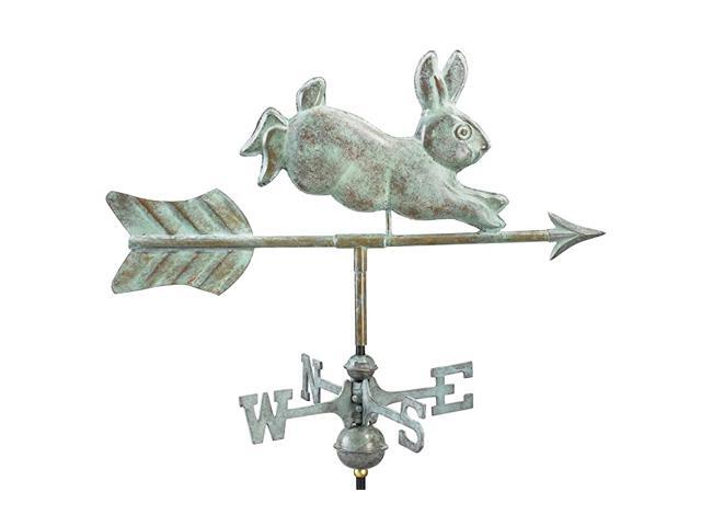 Rabbit Weathervane with Roof Mount Pure Copper