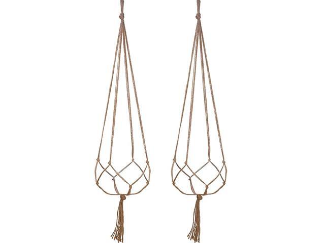 2 Pack 48 Inches Plant Hanger Flower Pot Plant Holder for Indoor Outdoor Decorations Large 4 Legs