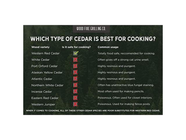 Large Cedar Grilling Planks 20 Pack 7x15 Fits Full Filet of Salmon + Free Recipe eBook