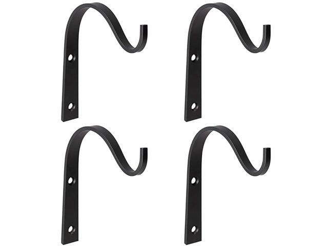 Iron Wall Hooks Metal Lantern Bracket Decorative Coat Hook for Hanging LanternBird FeedersWind ChimesPlant PlanterCoat Indoor Outdoor Rustic Home