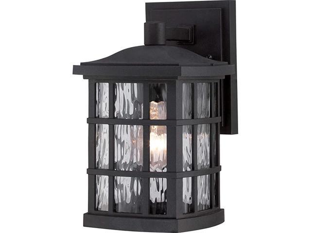 SNN8406K Stonington Outdoor Wall Sconce Lighting 1Light 100 Watt Mystic Black 11quotH x 7quotW