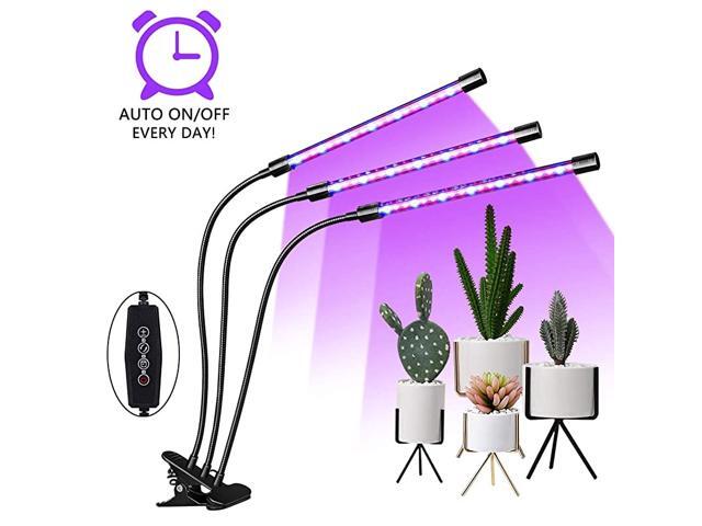 Grow Light for Indoor Plant 60W Auto ONOff Timer 4Head LED Grow LightPlant Light with 3612H Timing amp 5 Dimmable Levels for Hydroponics Succulent